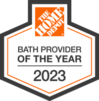 logo for home depot bath provider of the year 2023