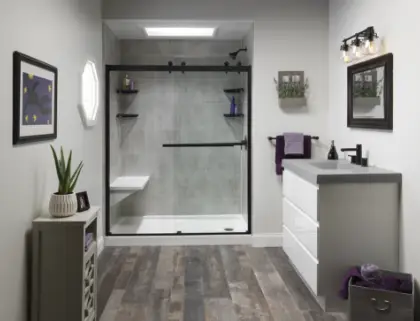 full bathroom with walk-in shower