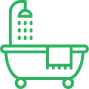 shower with tub icon