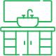small bathroom vanity icon