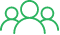 green icon group of people
