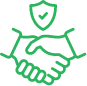 icon of two hands shaking