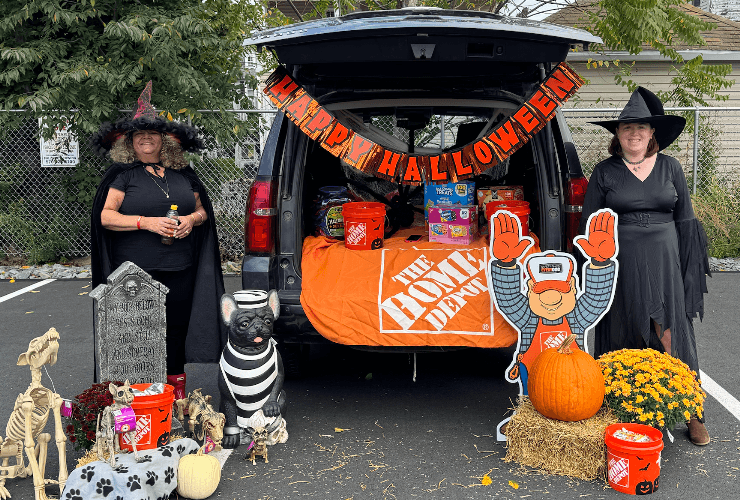 trunk or treat witches theme